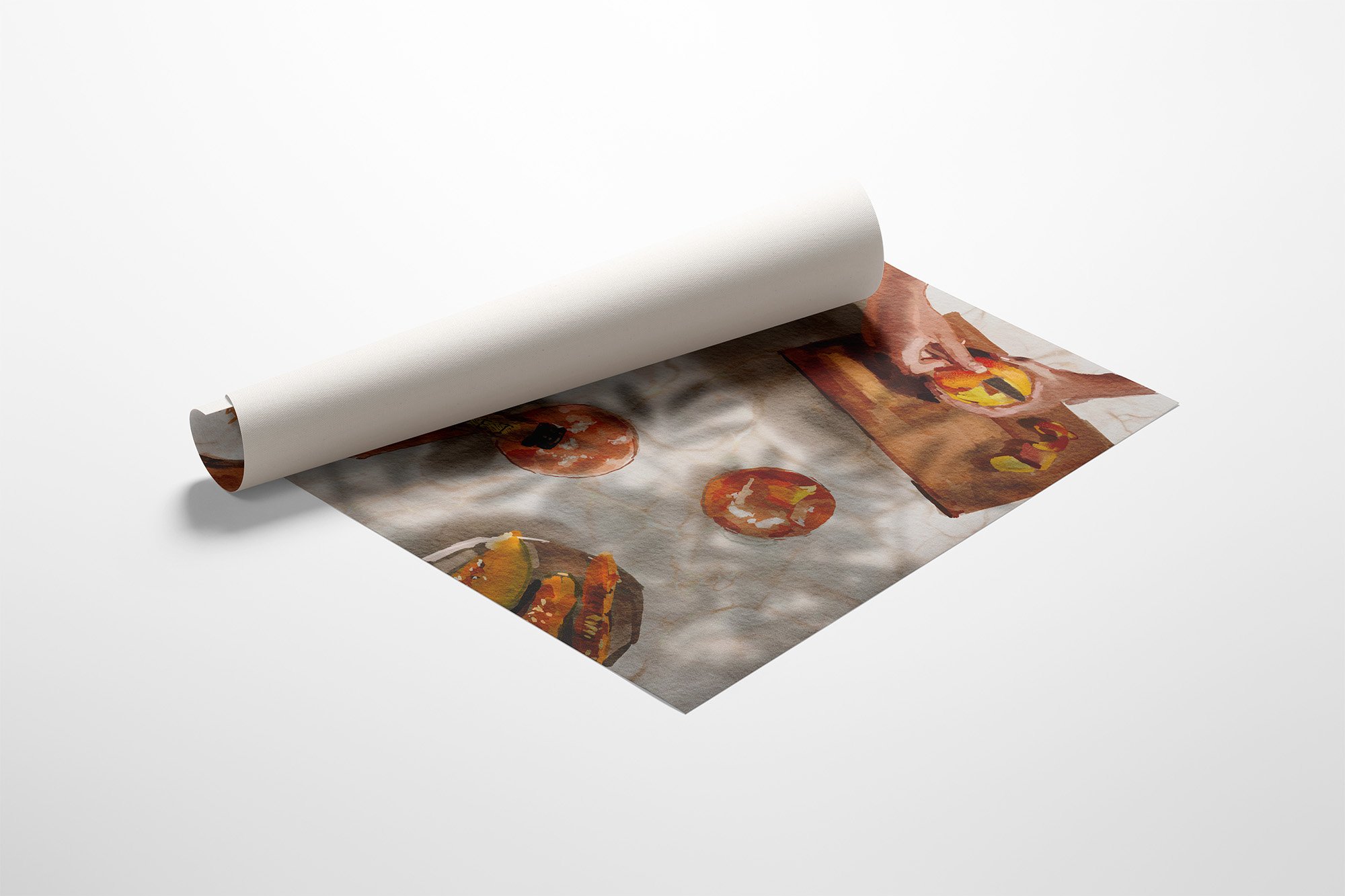 Luxury dinner - canvas — Ekaterina Zagorska Art